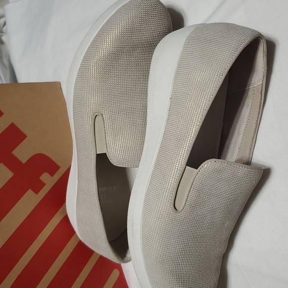 Fitflop cream houndstooth print superskate iob - Picture 5 of 8
